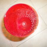 Beautiful vintage red glass vase
