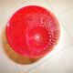 Vintage red glass vase