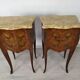 Pair of Louis XV style bedside tables