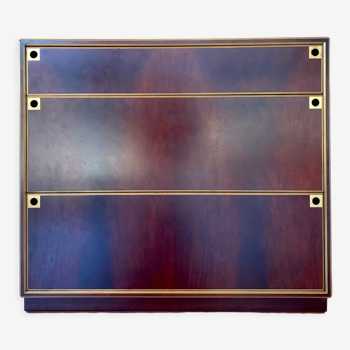 Rosewood and brass chest of drawer 1970