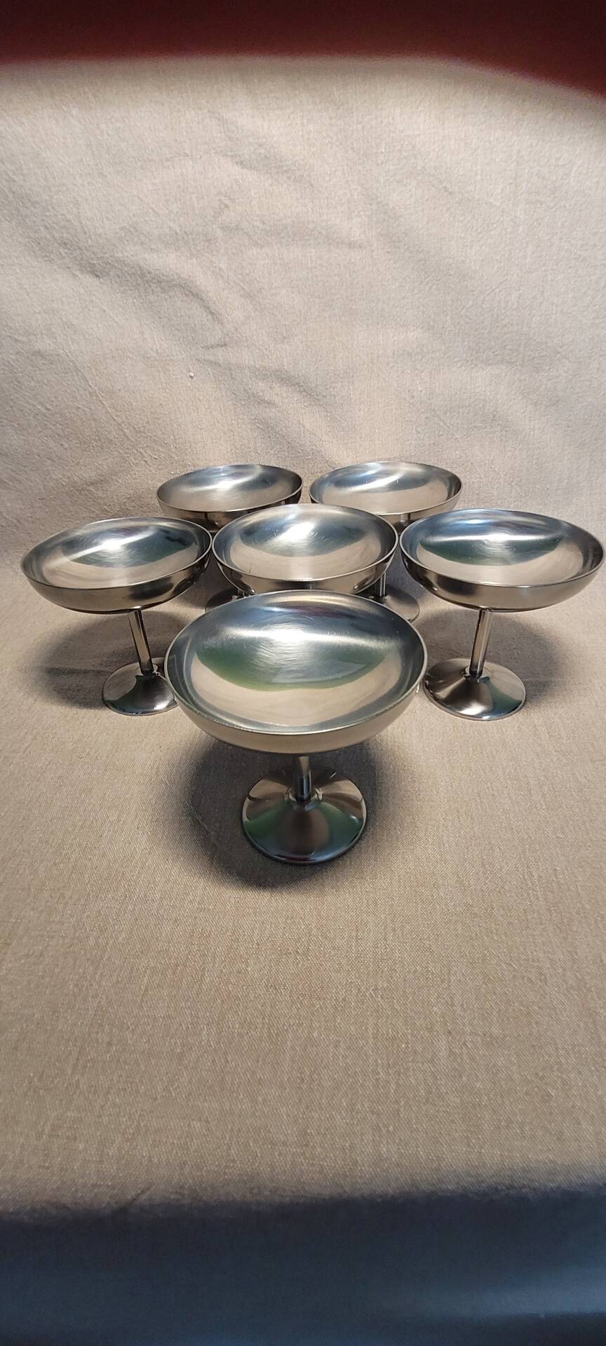 6 ice cream bowls Guy Degrenne