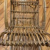 Rattan child rocking chair
