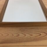 Scandinavian mirror 81x36 cm asymmetric trapeze 60s
