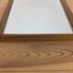 Scandinavian mirror 81x36 cm asymmetric trapeze 60s