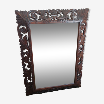 Old sculpted mirror