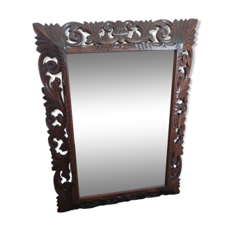 Old sculpted mirror