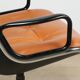 Charles Pollock leather office chair, Knoll edition, 1970