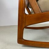 Rocking chair model 166 "senator" by Ole Wanscher for France and Daverkosen, Denmark, 1960s