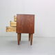 Scandinavian modern teak chest of drawers, small cabinet 1960 denmark