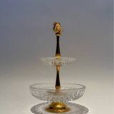 Gold and crystal gilt servant - Val St Lambert Belgium