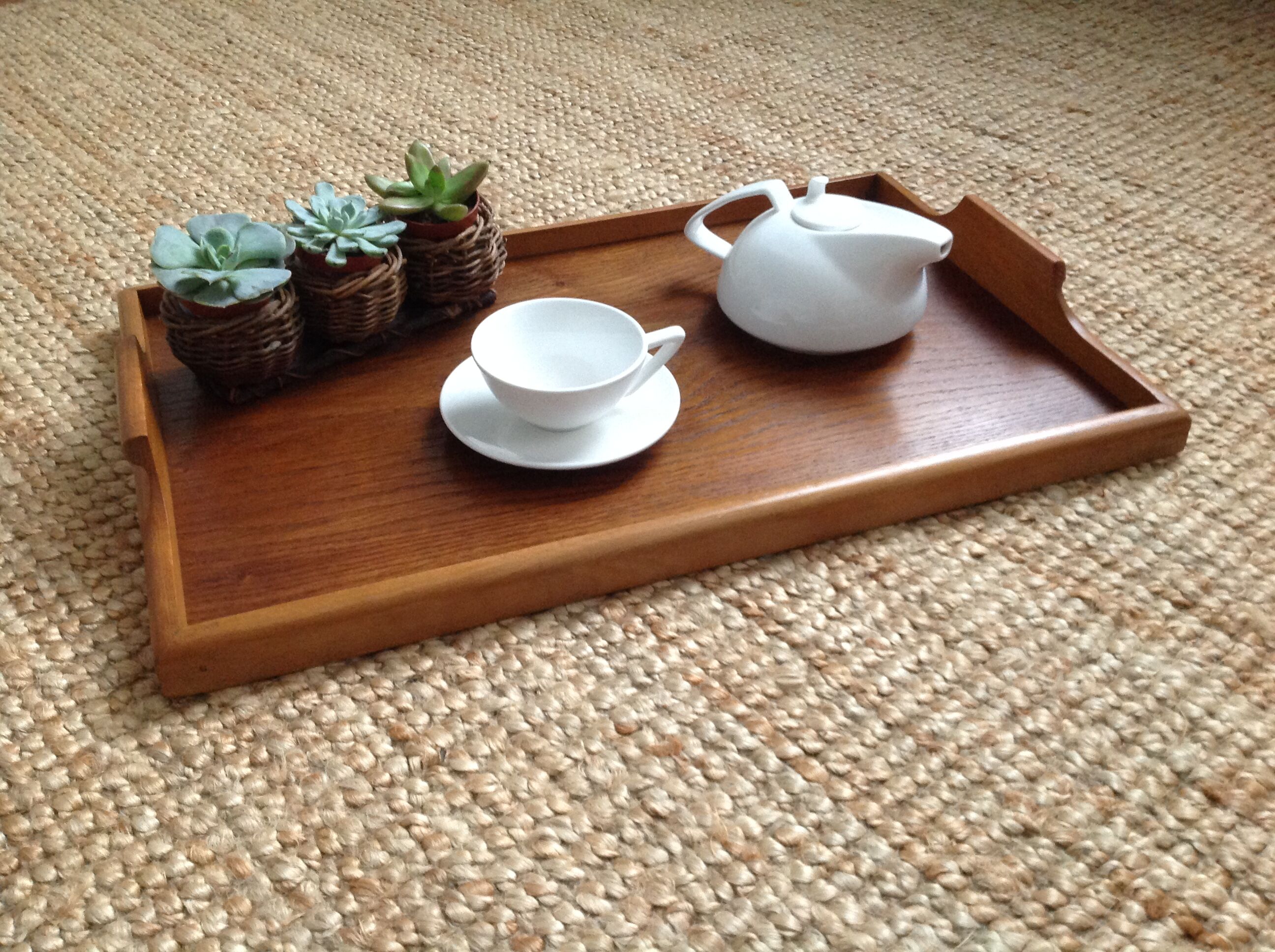 Vintage teak platter