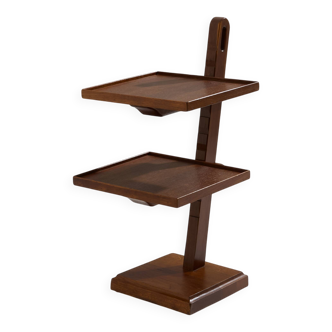 Art Deco side table, stained oak, 1940.