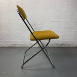 Mustard yellow folding chair