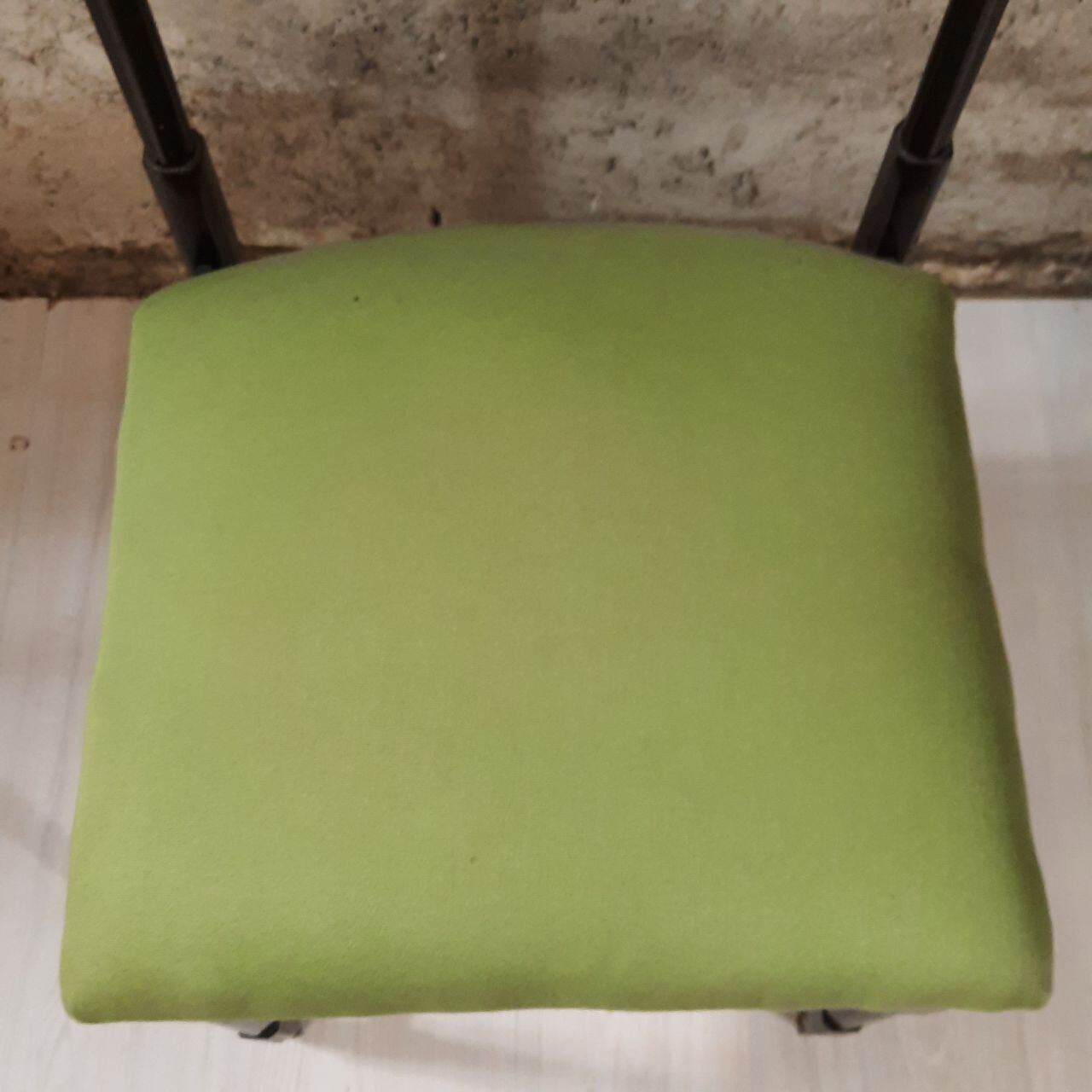 Six 50's chairs - varnished wood