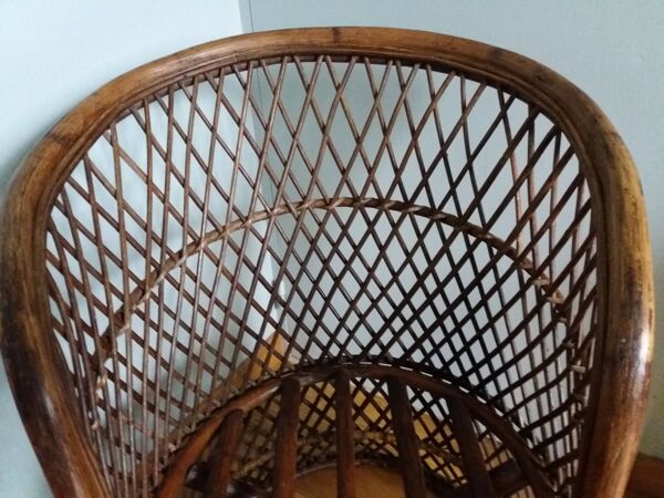 fauteuil en osier