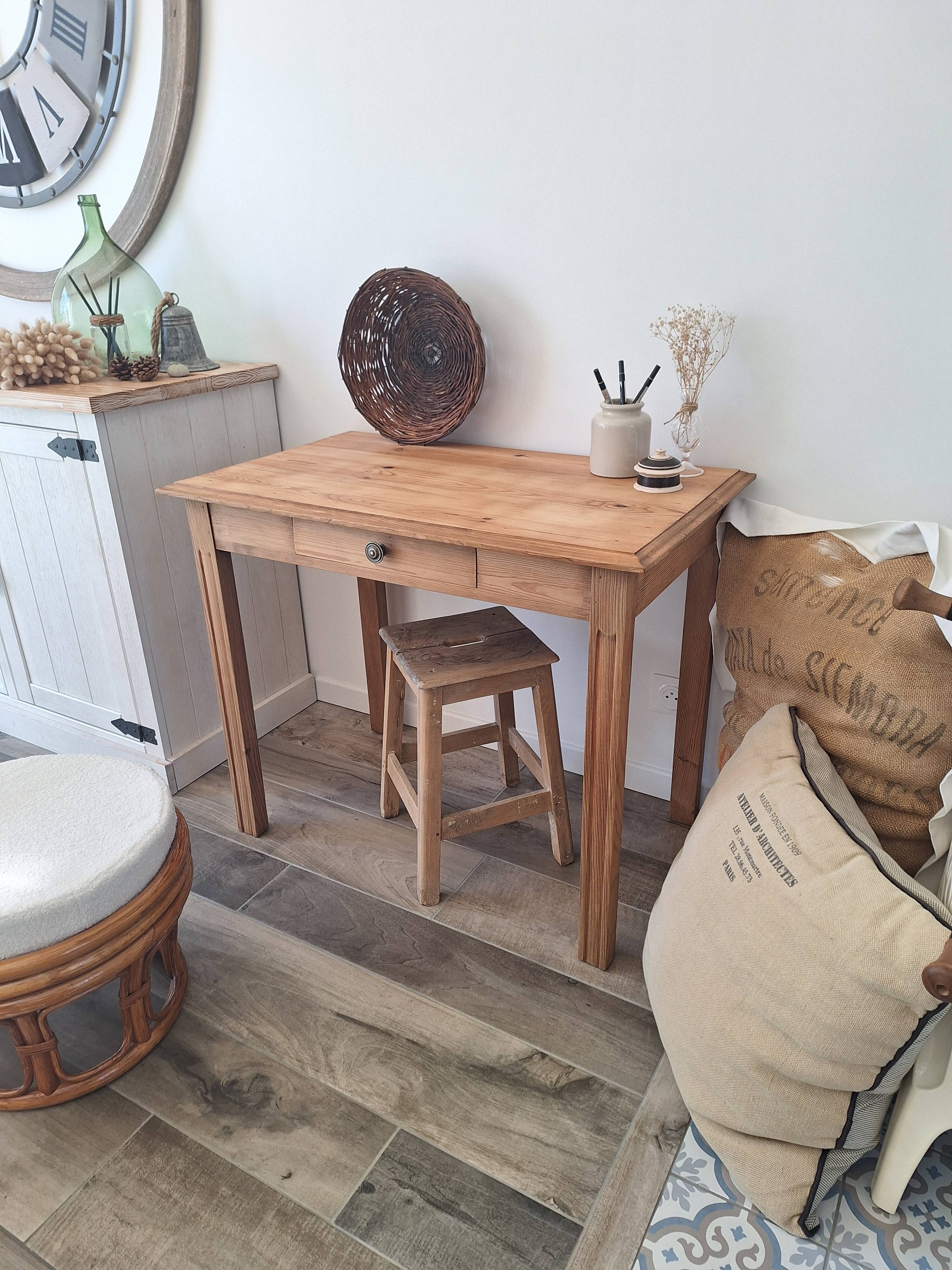Bureau / Console / Table d'appoint de ferme style campagne