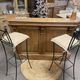 Wooden counter