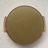 Gilded brass top and Art Deco mirror