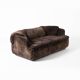 "Confidental" 2-seater sofa by Alberto Roselli for Saporiti, Italy 1970