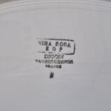 Oval dish Nina Rosa de Digoin