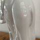 Vintage elephant umbrella stand in glazed ceramic