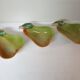Set of 3 pear shaped ceramic bowls / cups