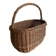 Oval wicker basket