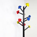 Postmodern coat stand 'Albero dei Cappelli' by Ugo Nespolo for Origlia, 1978