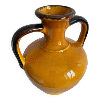 Vase amphore céramique ocre Coucobres