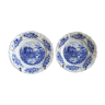 Lot de 2 assiettes de collection porcelaine sarreguemines des années 70