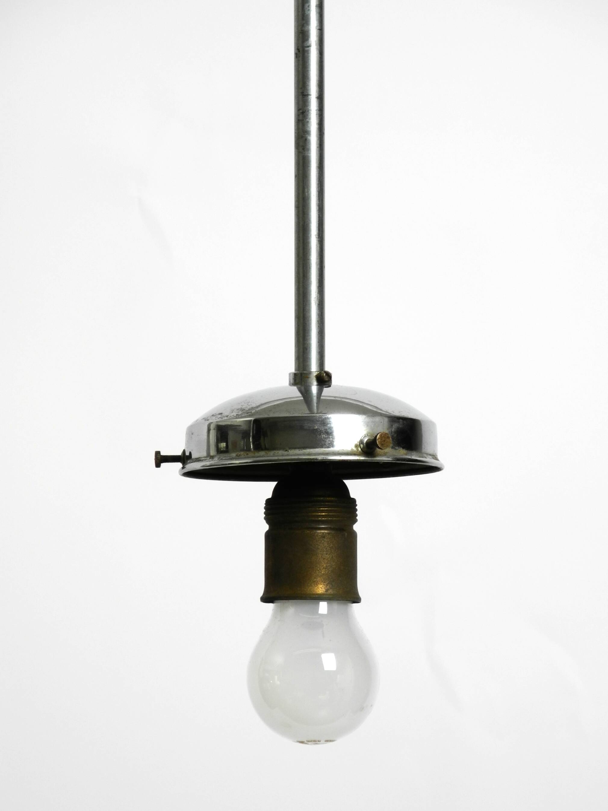 Beautiful rare original glass ceiling lamp from the 1930s
