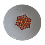Plat Bavari fleurs orange