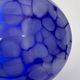 Large vintage round candy in speckled glass, Clichy glass style - 1970s-1980s