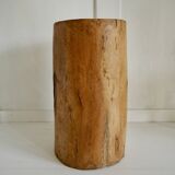 Vase XL en bois brutaliste