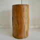 Vase XL en bois brutaliste