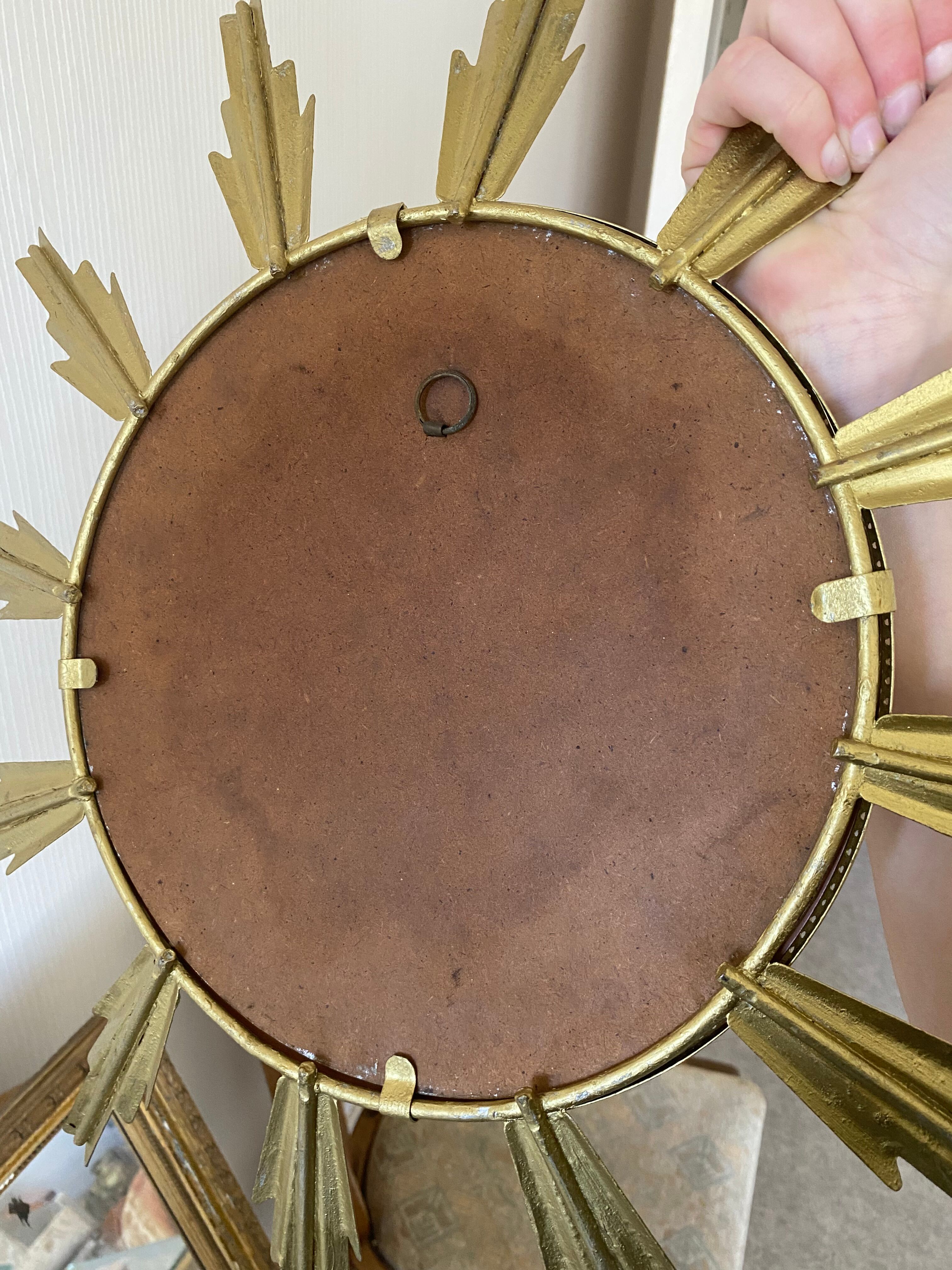 Vintage witch mirror year 60s - 48cm