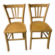 Pair of 1970s bistro chairs