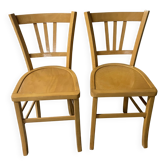 Pair of 1970s bistro chairs