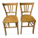 Pair of 1970s bistro chairs