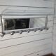 Aluminium coat rack from the 1950s.