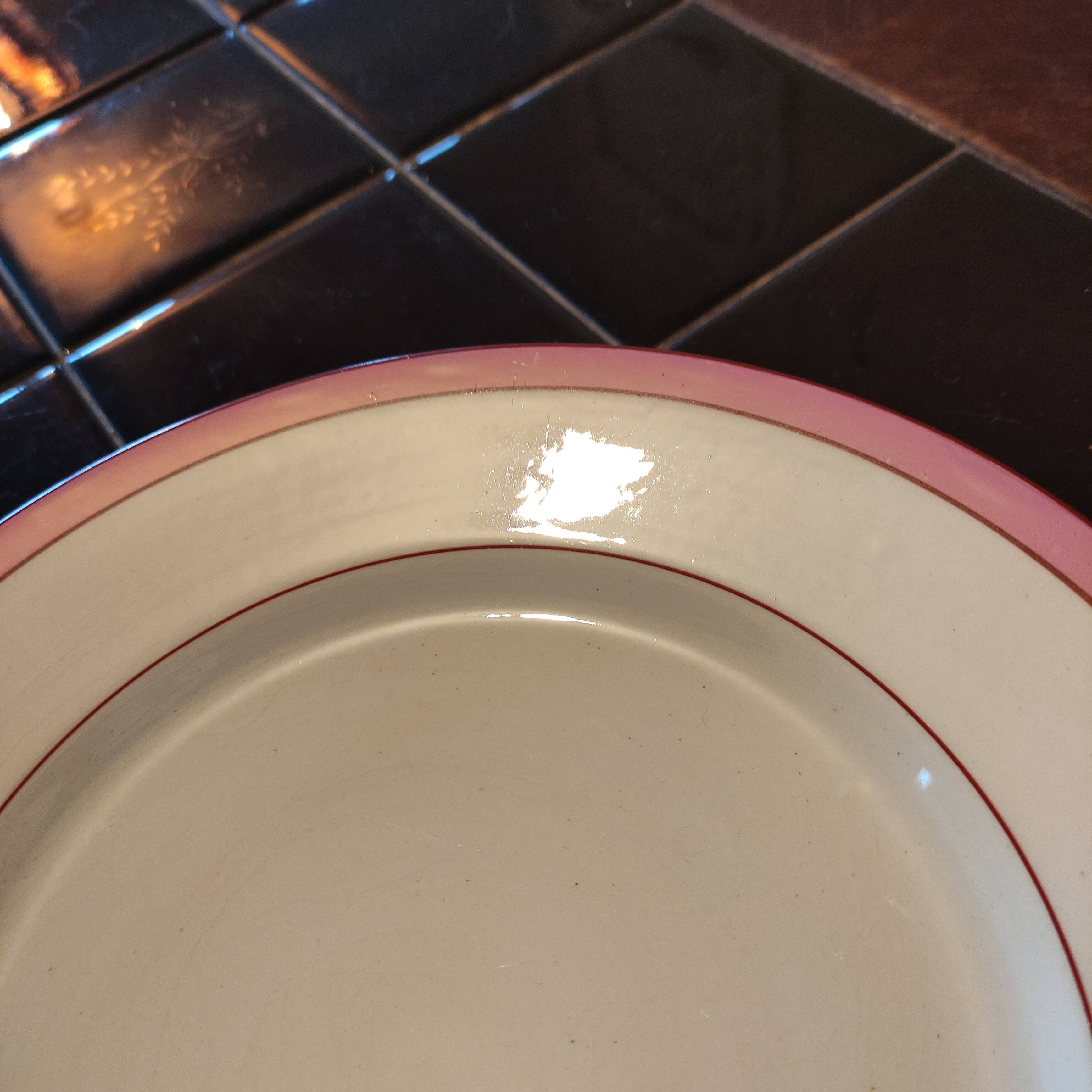 5 Serving dishes KG Lunéville pink