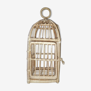 Vintage wicker cage