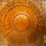 Amber glass cup