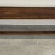 Pair of vintage oak farmhouse benches 3 places