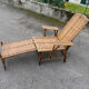 Chaise longue en osier