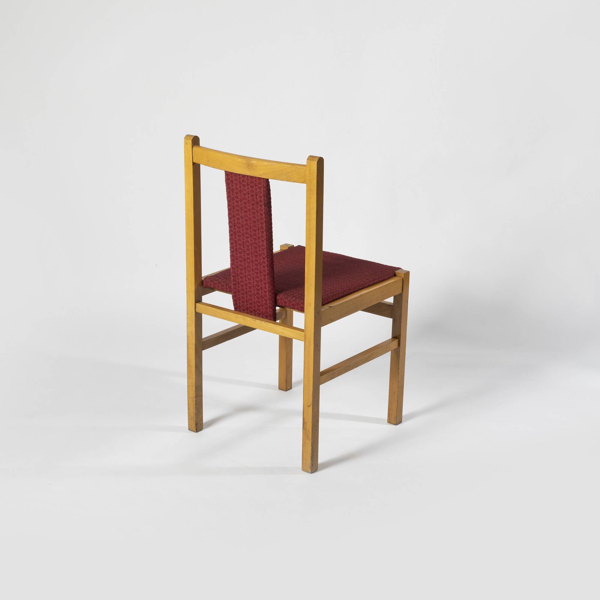 Set of 2 minimalist dining chairs, poland, 1960s.  Type a-85, produced by fabryka mebli giętych jafa