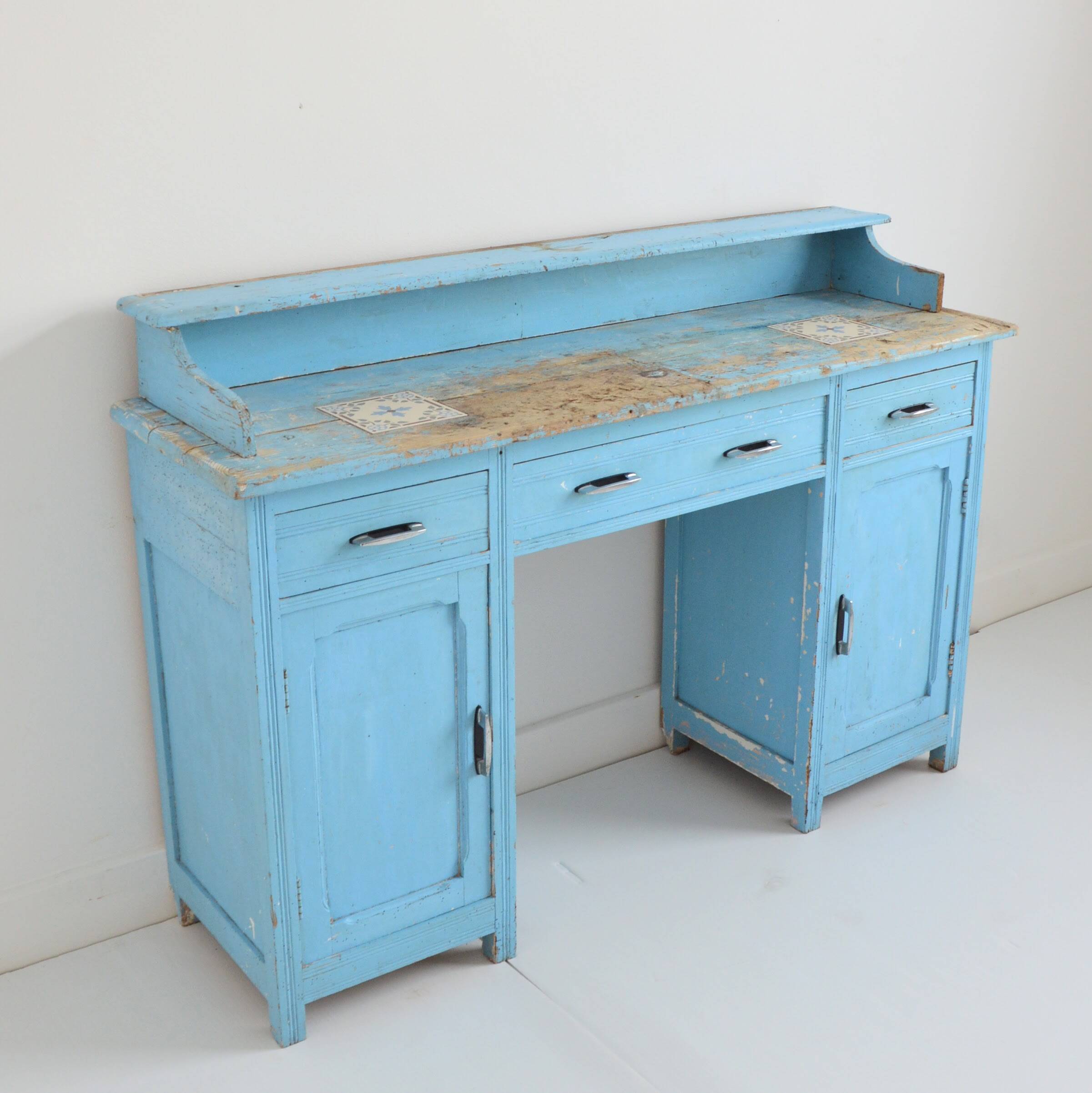 Old workshop/trade/counter/kitchen furniture 1940s vintage