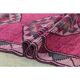 1970s Turkish Hand-Knotted Pink Runner Rug 83x347