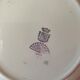 6 old and flowery hollow plates.