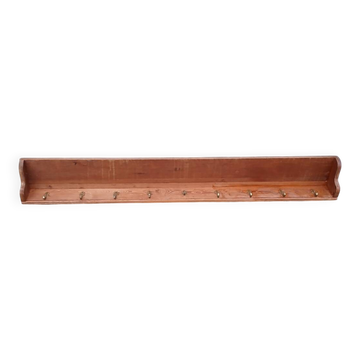 Très grande étagère/ casserolier ancien en bois 